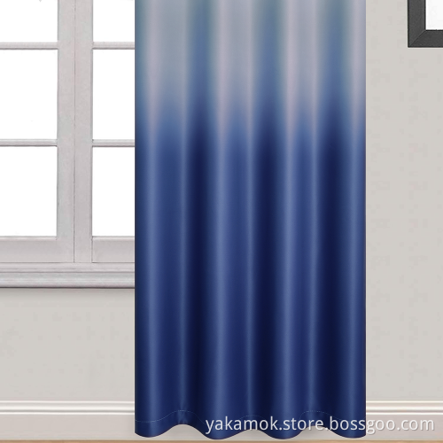 Blue Ombre Blackout Curtains